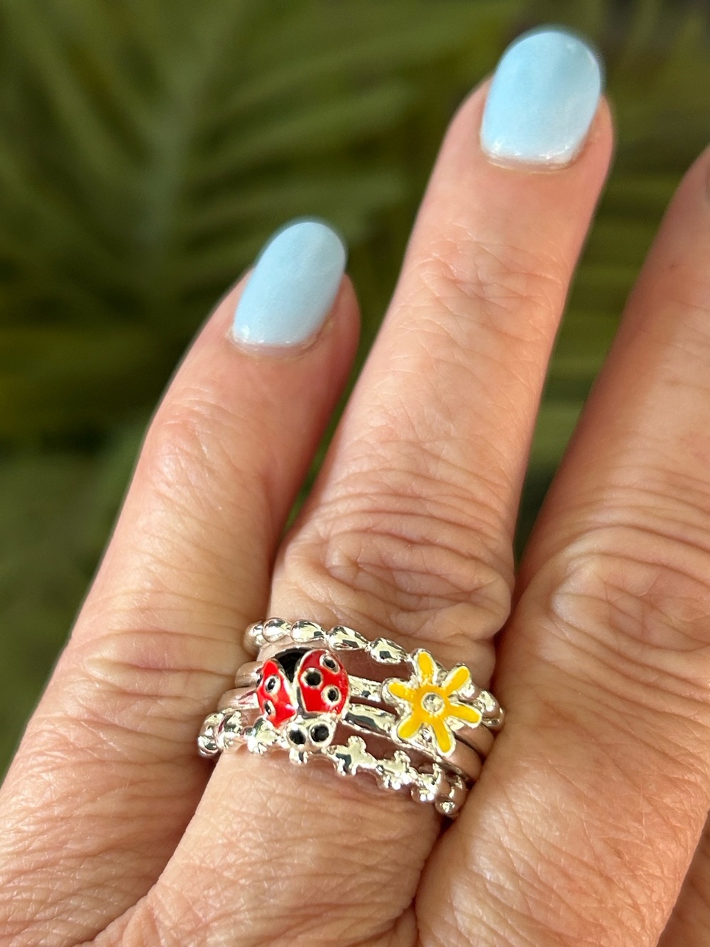 Avon Lucky Lady Stackable Ring Set